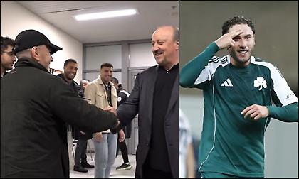 O «φινετσάτος» Καλάμπρια και η αγκαλιά Μπενίτεθ-Αλαφούζου: H παρακάμερα της νίκης του Παναθηναϊκού κόντρα στη Στουρμ