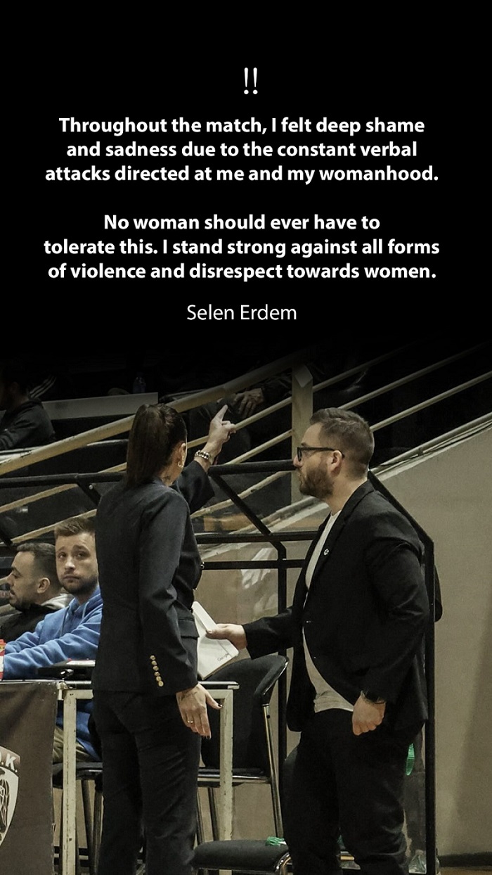 Παναθηναϊκός: Ξέσπασμα της Σελέν Ερντέμ