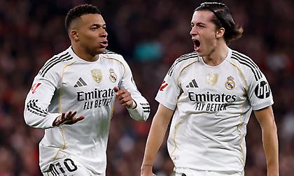 «Σίφουνας» στο Μπιλμπάο με υπερηχητικό Εμπαπέ η Ρεάλ, δεν αφήνει την Μπαρτσελόνα να ξεμακρύνει