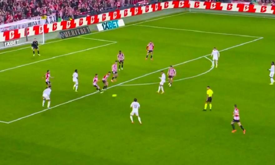 Το «πάρτι» της Ρεάλ πριν το δεύτερο γκολ με την Μπιλμπάο: Χάθηκε η μπάλα!