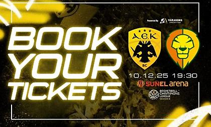 Κάλεσμα της ΑΕΚ στον κόσμο για τη μάχη με τη Λέβιτσε