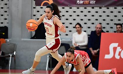 Έκαμψε την αντίσταση του Πανσερραϊκού με MVP Χριστινάκη ο Ολυμπιακός