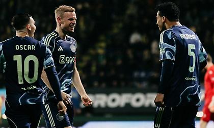 Αντίπαλοι Ολυμπιακού: Διπλό με δύο αυτογκόλ για τον Άγιαξ