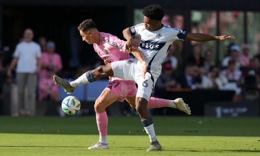 Μέσι εναντίον Μίλερ με φόντο το MLS Cup: Ίντερ Μαϊάμι-Βανκούβερ Γουάιτκαπς