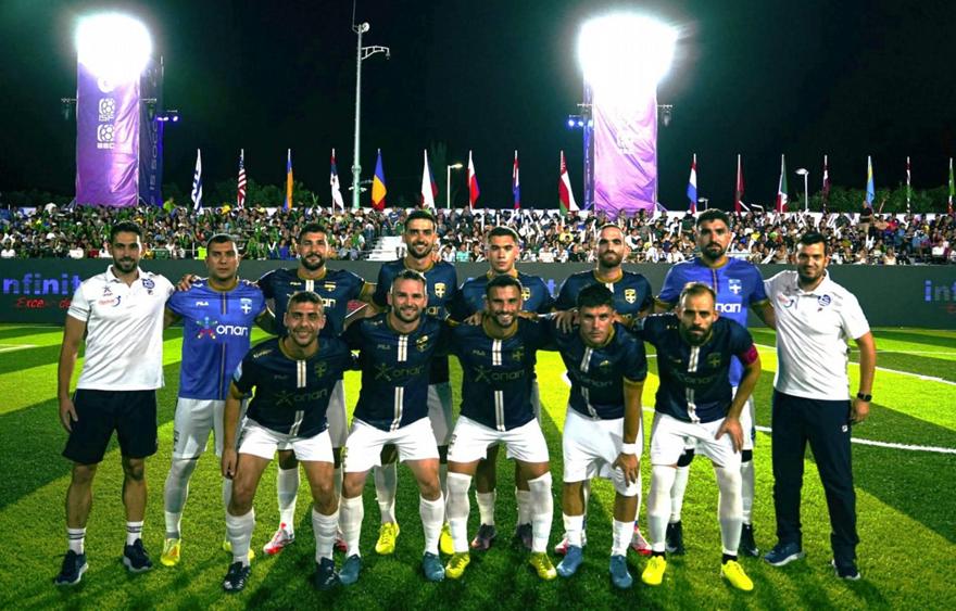 Μάτς-έπος για τη «γαλανόλευκη» στο Παγκόσμιο Κύπελλο Socca