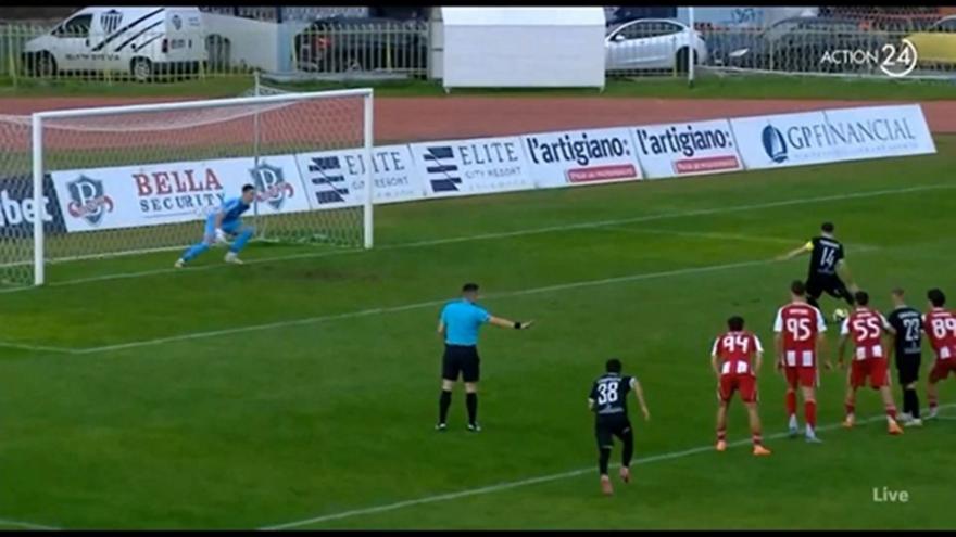 Άνοιξε το σκορ κόντρα στον Ολυμπιακό Β με πέναλτι του Παμλίδη η Καλαμάτα