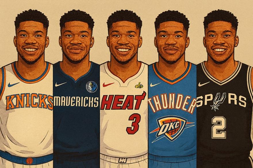 Ένα δώρο για σένα: Πέντε ιδανικοί προορισμοί στο ΝΒΑ για τον εορτάζοντα Γιάννη Αντετοκούνμπο