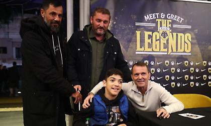 Ουρές στην OPAP Arena για Σαβέφσκι - Η συνάντηση με Μπορμπόκη, Μανωλά και τον μικρό Γιαννάκη