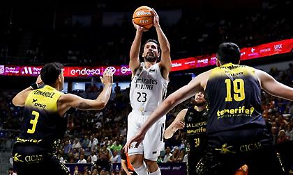 Χαμογέλασε στο θρίλερ με την Τενερίφη χάρη σε buzzer-beater του Γιουλ και παρέμεινε πρωτοπόρος η Ρεάλ Μαδρίτης!