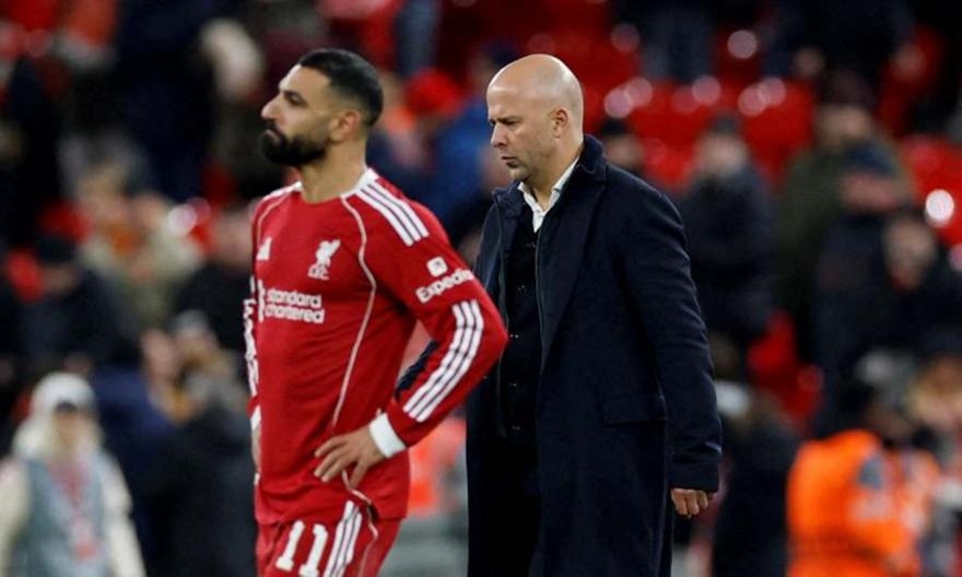 Αινιγματικός Σλοτ για Σαλάχ: «Δεν έχω ιδέα αν έπαιξε το τελευταίο του παιχνίδι με τη Λίβερπουλ...»