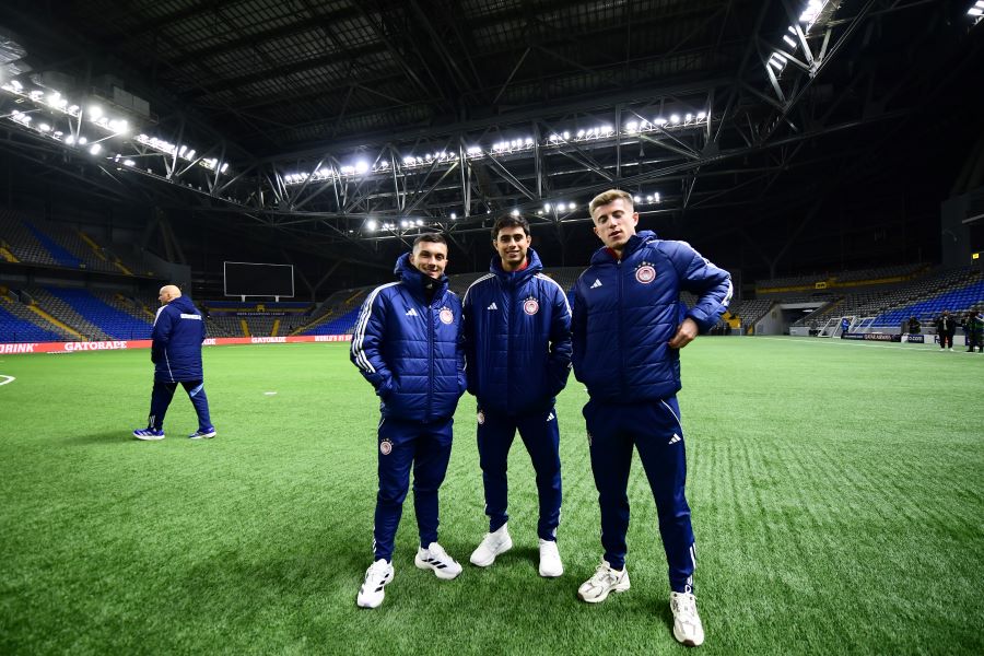 Ολυμπιακός: Η προπόνηση του Ολυμπιακού στο κλειστό γήπεδο της Αστάνα