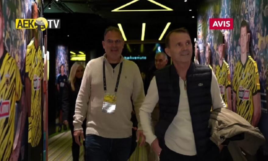 Η αγκαλιά με Μανωλά, η ουρά από κόσμο και το αυτόγραφο: Το βίντεο της ΑΕΚ από την επίσκεψη Σαβέβσκι στη Νέα Φιλαδέλφεια