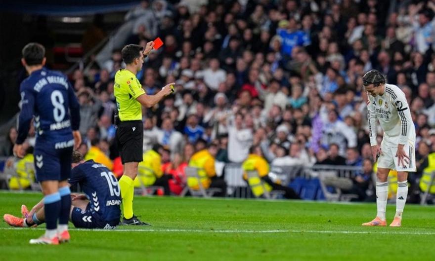 «Είσαι άθλιος»: Η αποβολή του Καρέρας στο 90’ και άλλων δύο παικτών της Ρεάλ στο φινάλε του αγώνα με τη Θέλτα