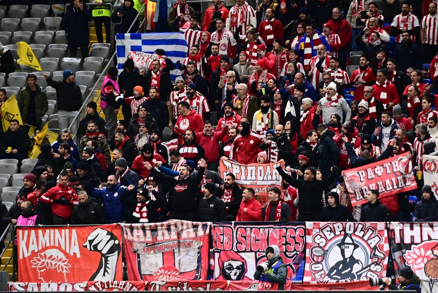 Ολυμπιακός: Οι 700 οπαδοί των «ερυθρόλευκων» στο ματς με Καϊράτ
