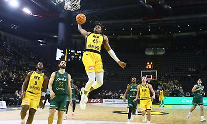 Τα highlights από την εντός έδρας νίκη πρωτιάς της ΑΕΚ κόντρα στη Λέβιτσε