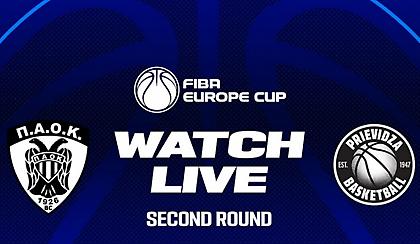 Live Streaming: ΠΑΟΚ-Πριεβίντζα