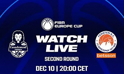 Live Streaming: Σαραγόσα-Περιστέρι