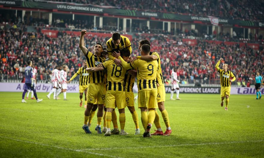 Πάτησε κορυφή μετά το μεγάλο διπλό στη Σαμψούντα η ΑΕΚ - Η βαθμολογία του Conference League