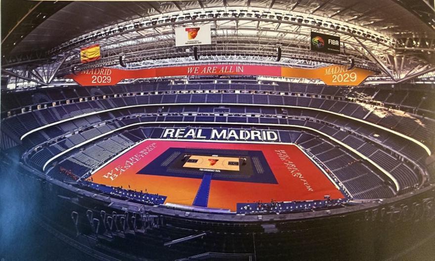 Εντυπωσιακό το σχέδιο για την πρεμιέρα του Ευρωμπάσκετ 2029 στο «Μπερναμπέου»