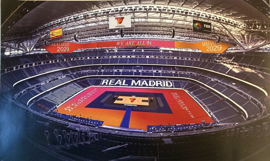 Εντυπωσιακό το σχέδιο για την πρεμιέρα του Ευρωμπάσκετ 2029 στο «Μπερναμπέου»
