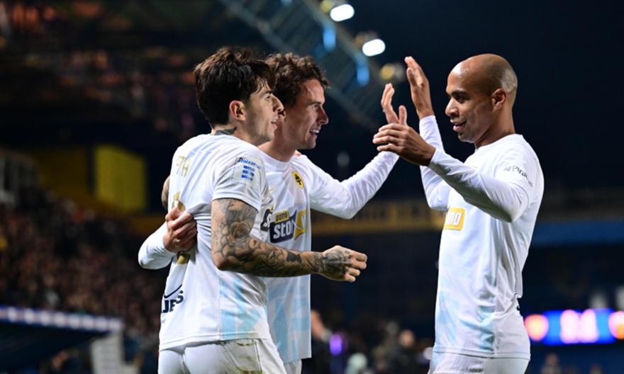 Δήλωσε βροντερό «παρών» με δύο γκολ και δύο ασίστ για την ΑΕΚ στο Αγρίνιο ο Λιούμπισιτς!