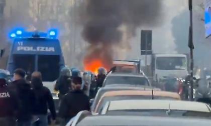 Εκτεταμένα επεισόδια με καμένα οχήματα και τραυματίες έξω από το «Λουίτζι Φεράρις» πριν το Τζένοα – Ίντερ!