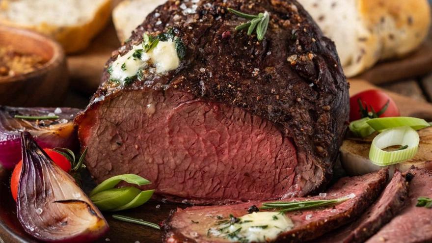 Ζουμερό ροστ μπιφ (Roast Beef)