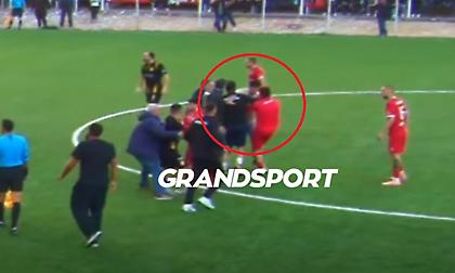 Σύρραξη στο Χερσόνησος-Εργοτέλης: Ο Ηλίας Κώτσιος κουτούλησε αντίπαλο