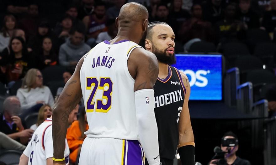 Οι διάλογοι Λεμπρόν-Μπρουκς στη μάχη Λέικερς-Σανς: «Θεατρίνε» ο ένας, «Bitch» ο άλλος!