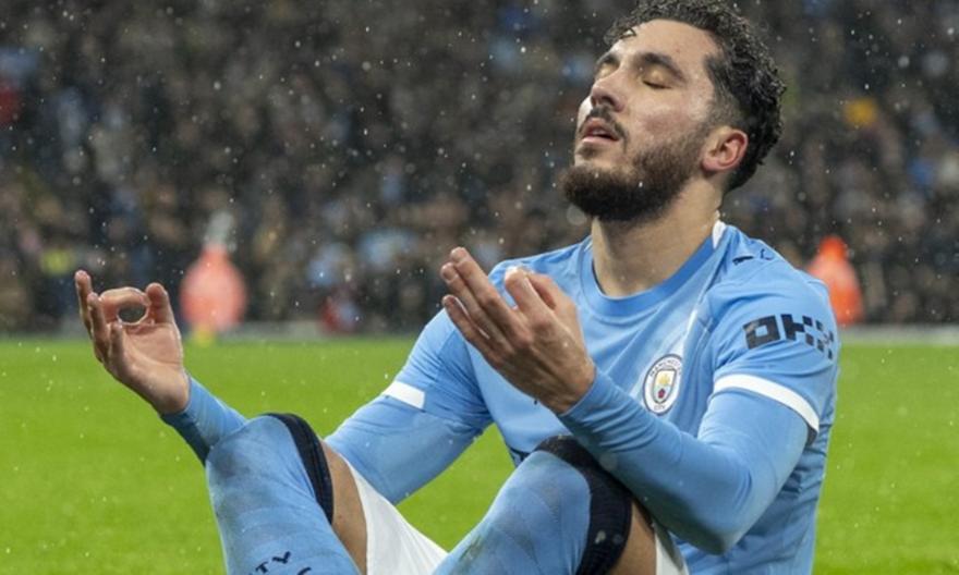 Απίθανη «οβίδα» για το 1-0 της Σίτι και πανηγυρισμός.... αλά Χάαλαντ από τον Σερκί!