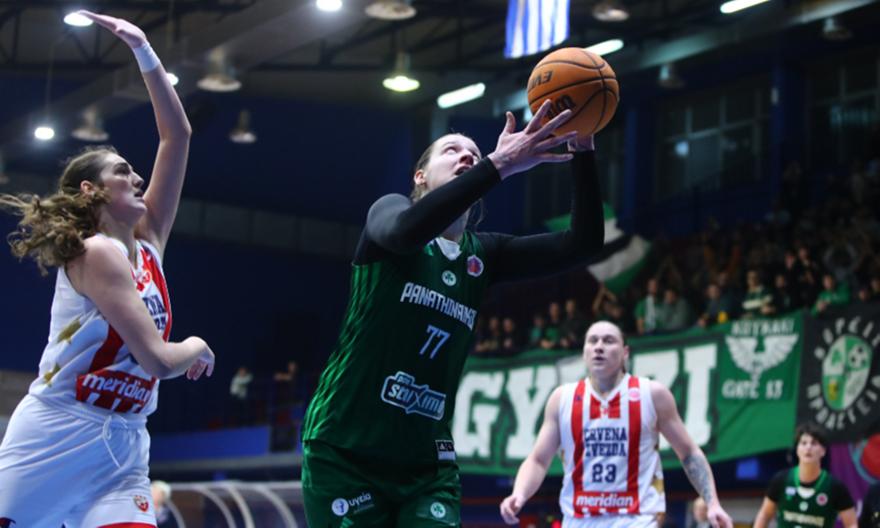 Live Streaming η αναμέτρηση του Παναθηναϊκού με τον Ερυθρό Αστέρα για την πρόκριση στους «16» του Eurocup Γυναικών