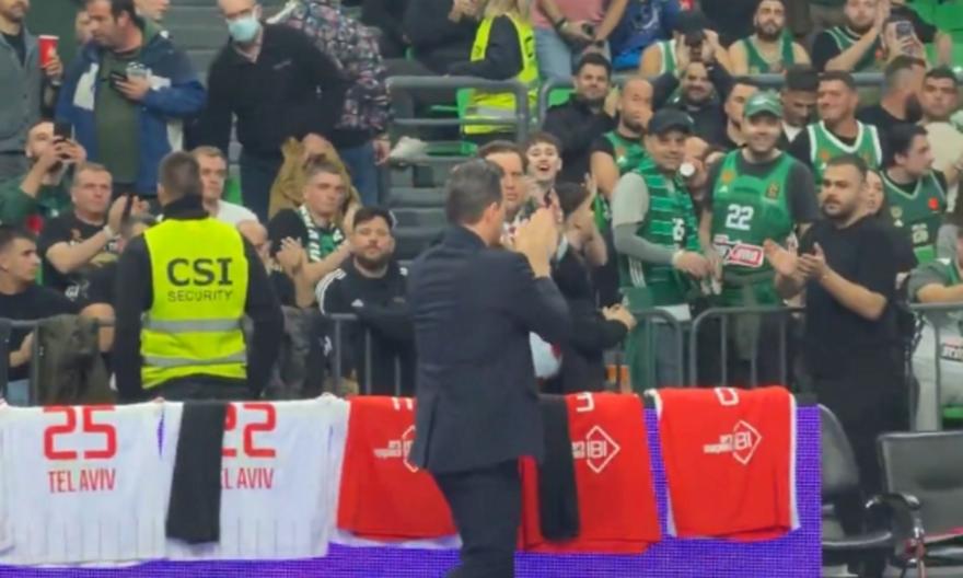 Οι φίλοι του Παναθηναϊκού υποδέχθηκαν τον Ιτούδη με ένα ζεστό χειροκρότημα