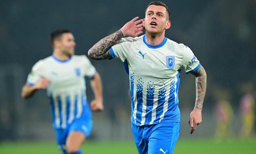 Άφησε άγαλμα τον Στρακόσα και έκανε το 2-0 για την Κραϊόβα ο Τσικαλντάου!