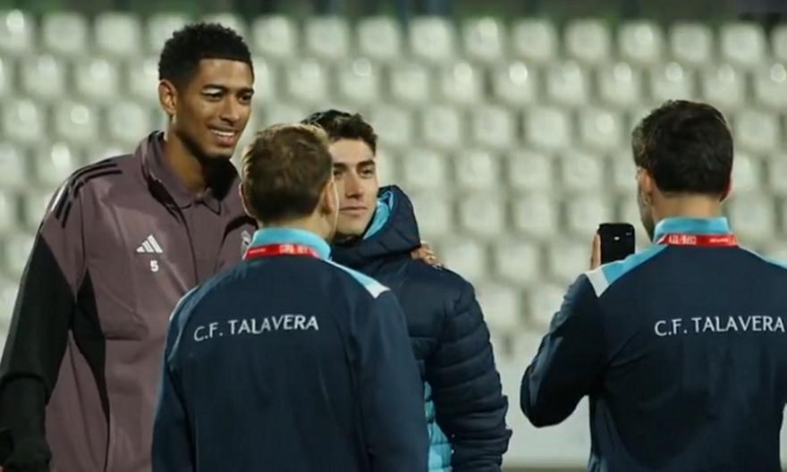 Ατραξιόν για τους παίκτες της Ταλαβέρα ο Μπέλιγχαμ: Έβγαζαν φωτογραφίες πριν το ματς του Κυπέλλου!