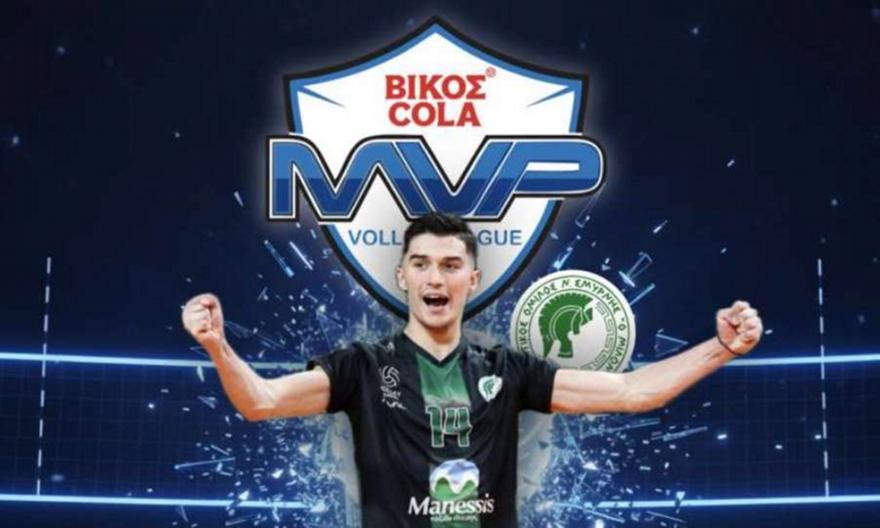 Πολυτιμότερος της έβδομης αγωνιστικής της Volley League ανδρών ο Νανόπουλος