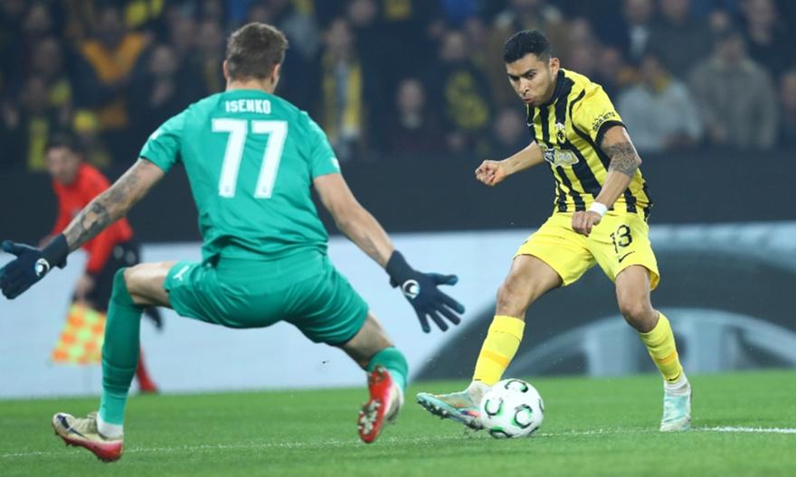 Δοκάρι για την ΑΕΚ με τον Κοϊτά και τεράστια ευκαιρία να ανοίξει το σκορ στο 3'