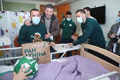 Παναθηναϊκός: Στο νοσοκομείο «Μητέρα» αντιπροσωπεία παικτών, μοίρασαν δώρα και χαμόγελα στα παιδιά!