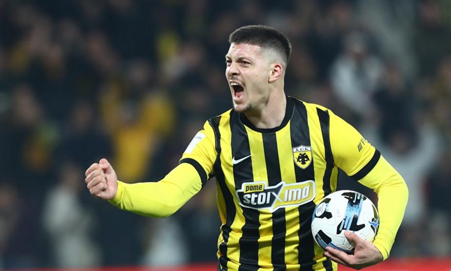 Ακυρώθηκε για επιθετικό φάουλ στον Λίλο το γκολ της ΑΕΚ με τον Γιόβιτς