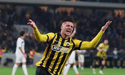 Ακυρώθηκε τρίτο γκολ της ΑΕΚ ξανά με τον Γιόβιτς - Έκτο τέρμα του Σέρβου που δεν μετράει τη φετινή σεζόν!