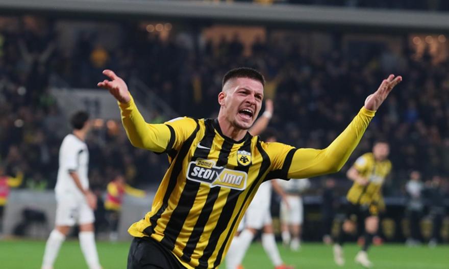 Ακυρώθηκε τρίτο γκολ της ΑΕΚ ξανά με τον Γιόβιτς - Έκτο τέρμα του Σέρβου που δεν μετράει τη φετινή σεζόν!