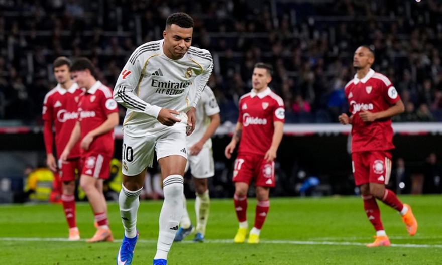 Καθάρισε τη Σεβίλλη με Μπέλιγχαμ-Εμπαπέ και πλησίασε την Μπαρτσελόνα η Ρεάλ!