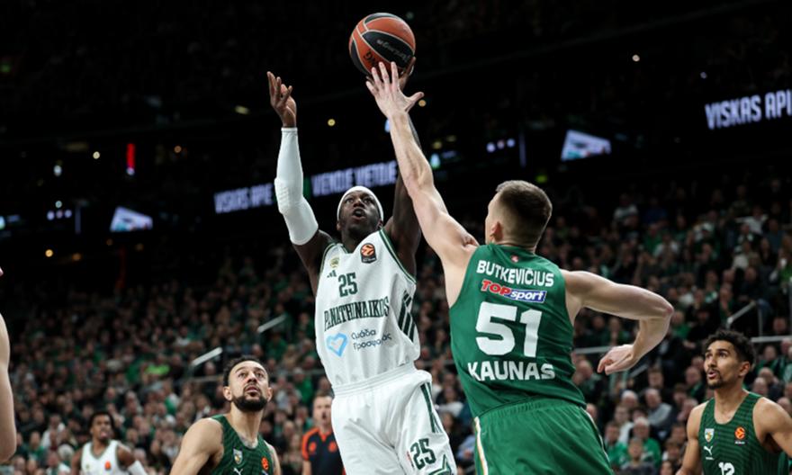 Τα highlights από την ανατροπή και νίκη του Παναθηναϊκού στο Κάουνας