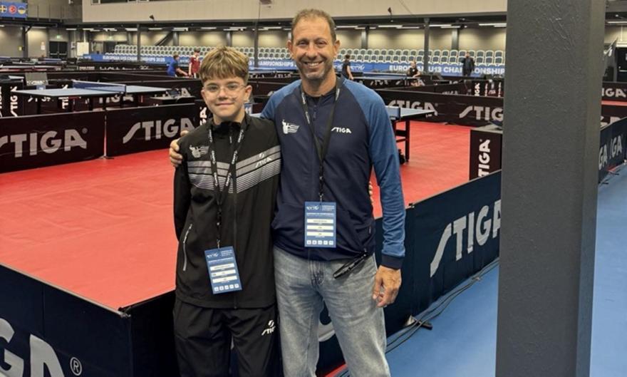 Ο Μαρκουλάκης ξεχώρισε και στο Eurotalents Development Camp III Under 13 της ETTU