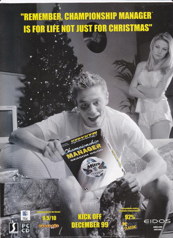 Championship Manager: Η ρετρό διαφήμιση του 1999