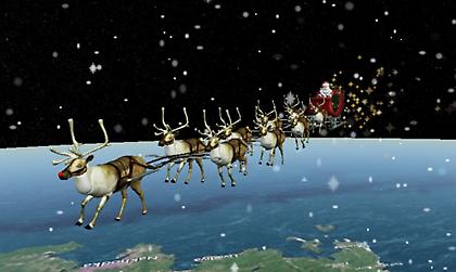 Η NORAD παρακολουθεί το ταξίδι του Άγιου Βασίλη σε όλο τον κόσμο