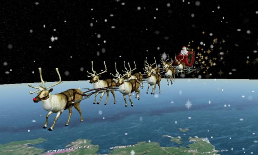 Η NORAD παρακολουθεί το ταξίδι του Άγιου Βασίλη σε όλο τον κόσμο