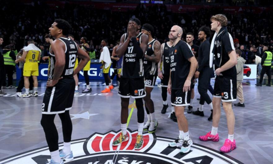 Ο τραγικός συντελεστής πόντων της Παρτίζαν στα τρία τελευταία παιχνίδια της στην Ευρωλίγκα