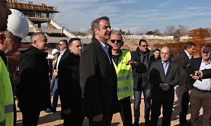 Μητσοτάκης: «Εντυπωσιακή η πρόοδος των έργων στο γήπεδο του Παναθηναϊκού»