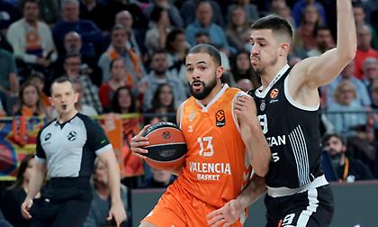 Bύθισε και άλλο την Παρτίζαν του θετικού Τζόουνς η Βαλένθια και έπιασε κορυφή!