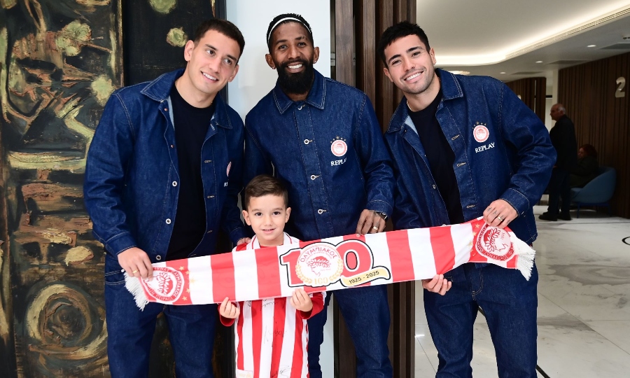 Ολυμπιακό: Επίσκεψη στο Παιδιατρικό Κέντρο Αθηνών